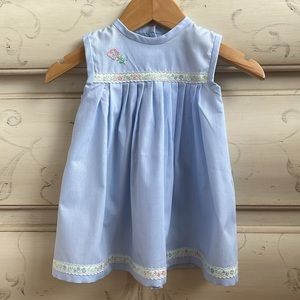 EUROPEEN HAND-SEWN BABY GIRL DRESS